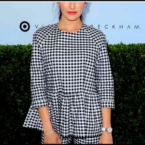 VICTORIA BECKHAM For Target Gingham Top